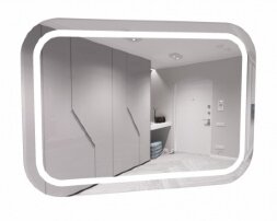 Зеркало Elis 100 white с подсветкой Sansa