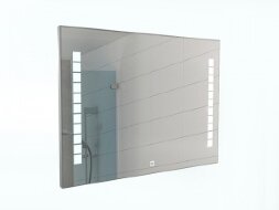 Зеркало Quadro alum с подсветкой Sansa