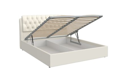 Кровать Белиста, белый (вариант 4)    